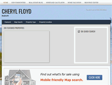 Tablet Screenshot of cheryljfloyd.com